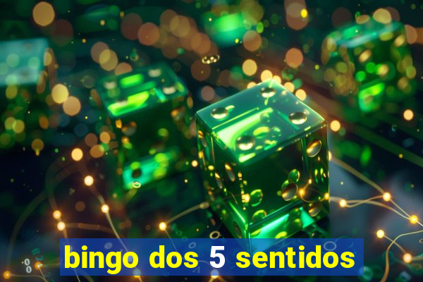 bingo dos 5 sentidos